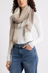 Nordstrom Textured Cashmere Scarf