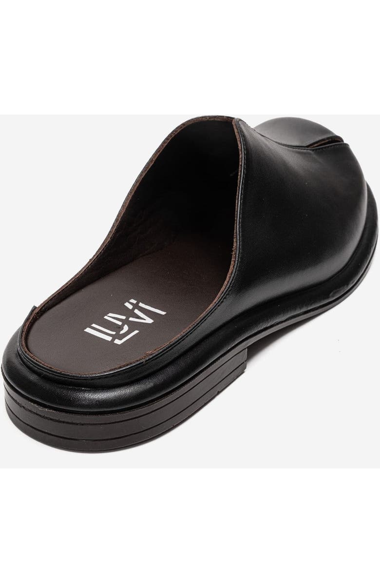 Forever & Always Shoes Tansy Leather Mule, Alternate, color, Black