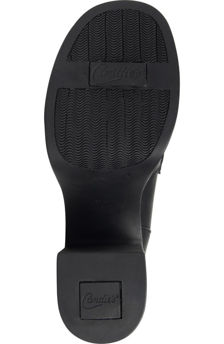 Candie's Ace Platform Pump, Alternate, color, Black Faux