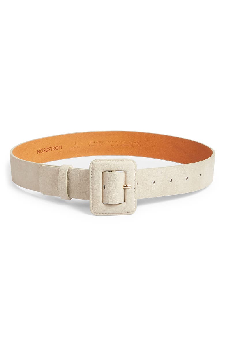 Nordstrom Faux Suede Waist Belt, Main, color,