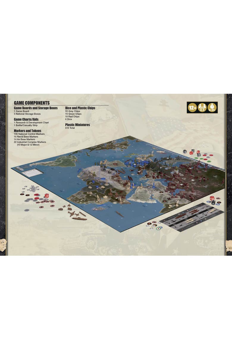 1940 Europe Second Edition Wwii War Miniatures Board Game, Alternate, color, Multicolored