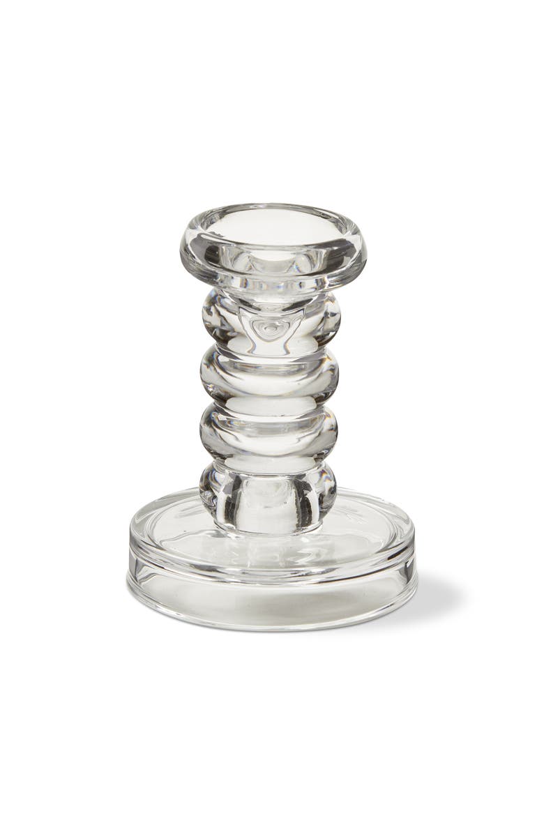 tag Olsen Tealight Pillar Holder Large Clear Glass Candle Holder, Main, color, Clear