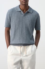 MANGO Fine Knit Cotton Polo