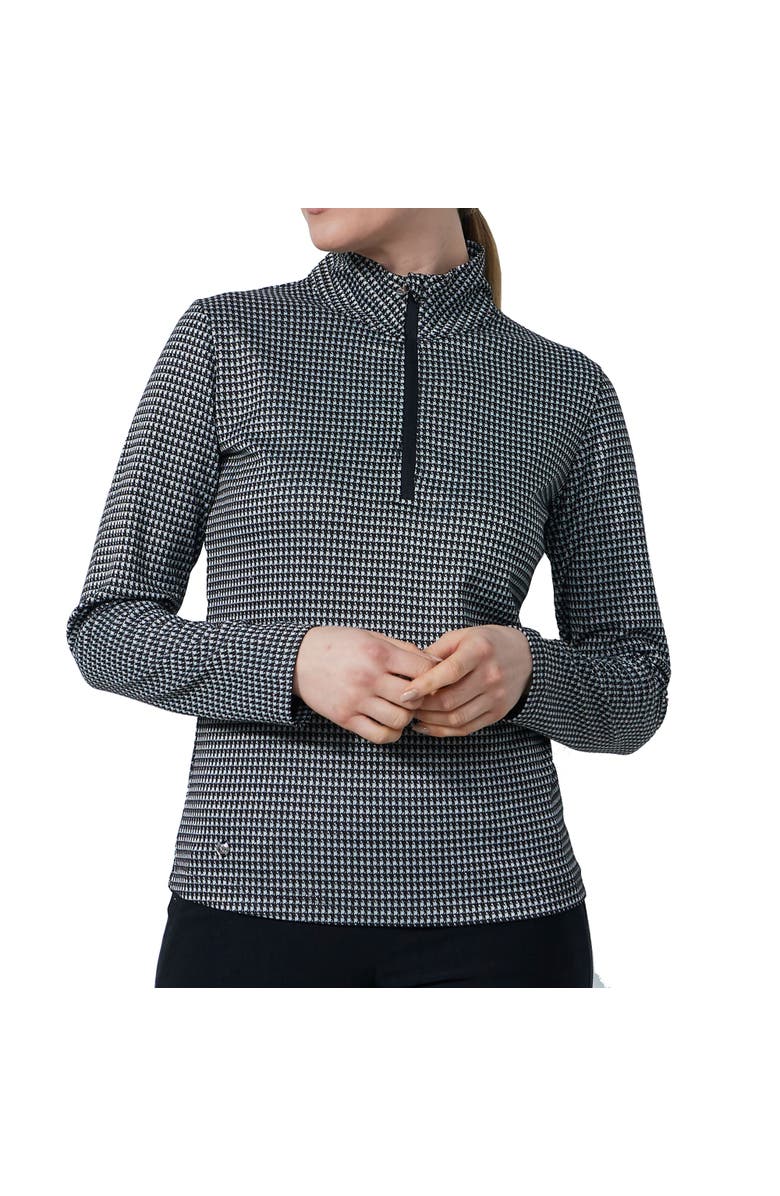 Daily Sports Mackay Long Sleeve Half Neck Womens Golf Shirt, Main, color, Black