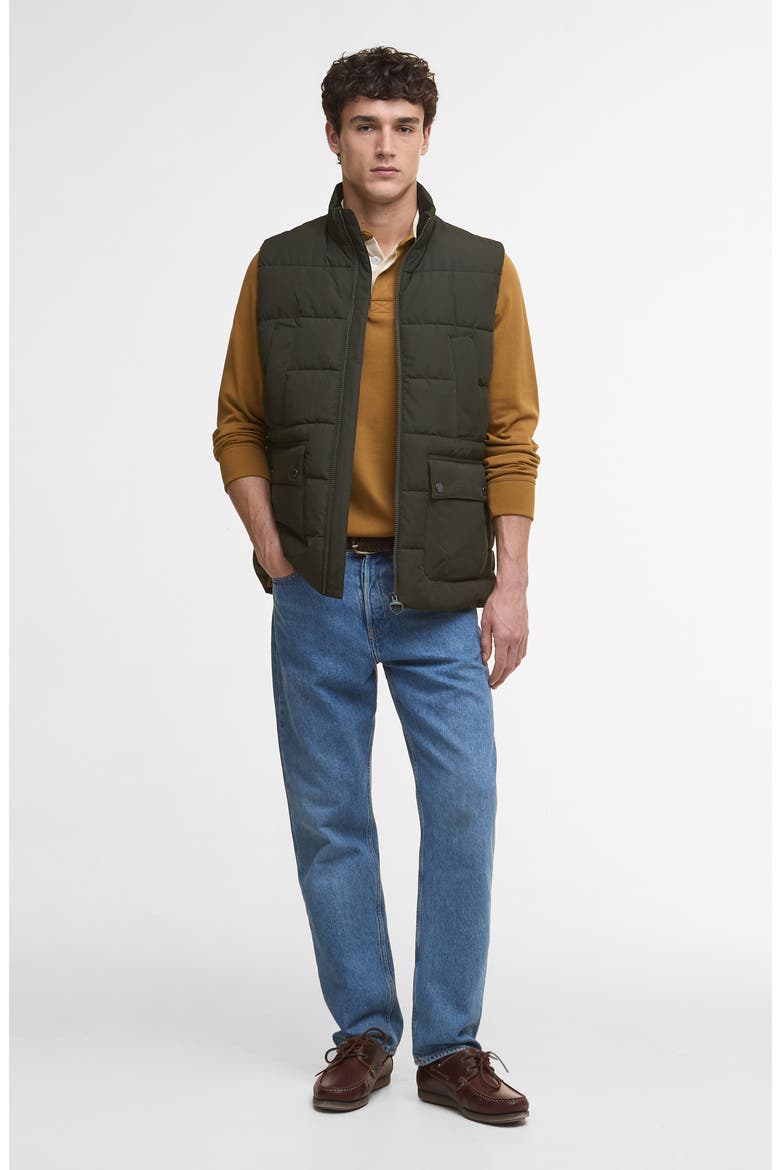 Bedale Quilted Puffer Vest, Alternate, color, SAGE