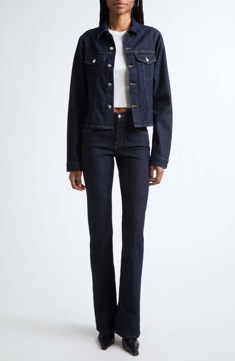 Chewy High Waist Straight Leg Jeans