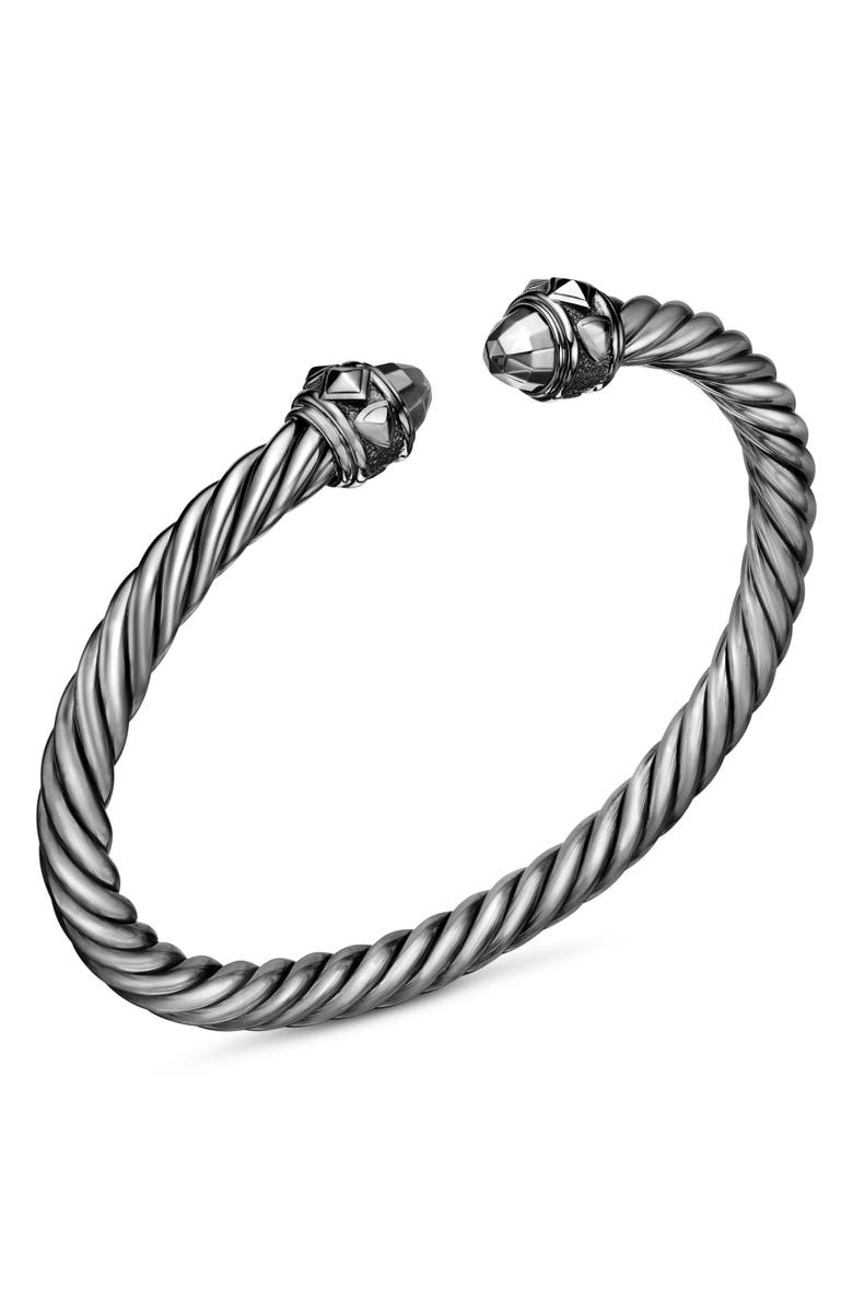 David Yurman Renaissance<sup>®</sup> Classic Cable Bracelet, 5mm, Alternate, color, Sterling Silv W/ Black Rhodium