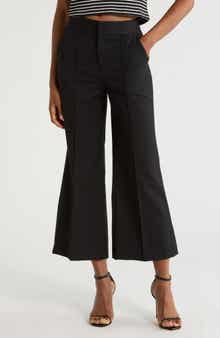 Alice + Olivia Dylan High Waist Ankle Wide Leg Pants