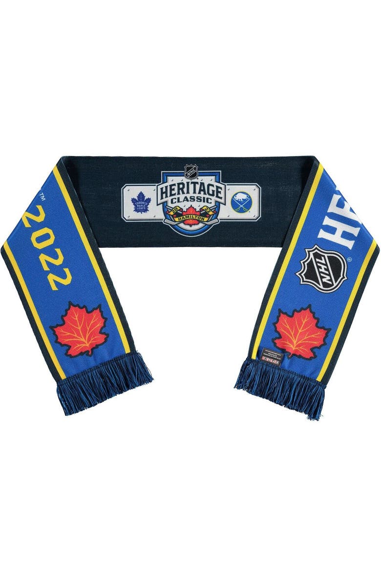 Navy NHL 2022 Heritage Classic Event Scarf, Alternate, color, Navy