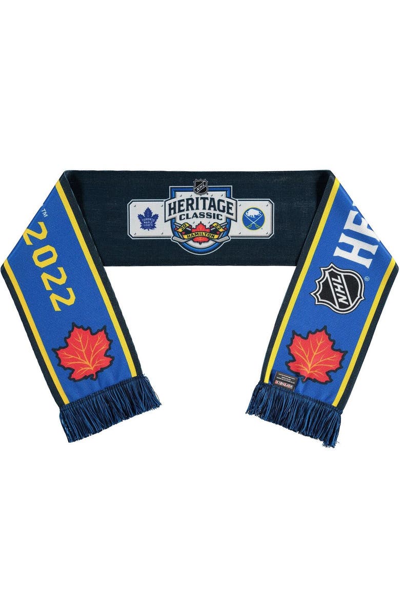 RUFFNECK SCARVES Navy NHL 2022 Heritage Classic Event Scarf, Alternate, color, Navy