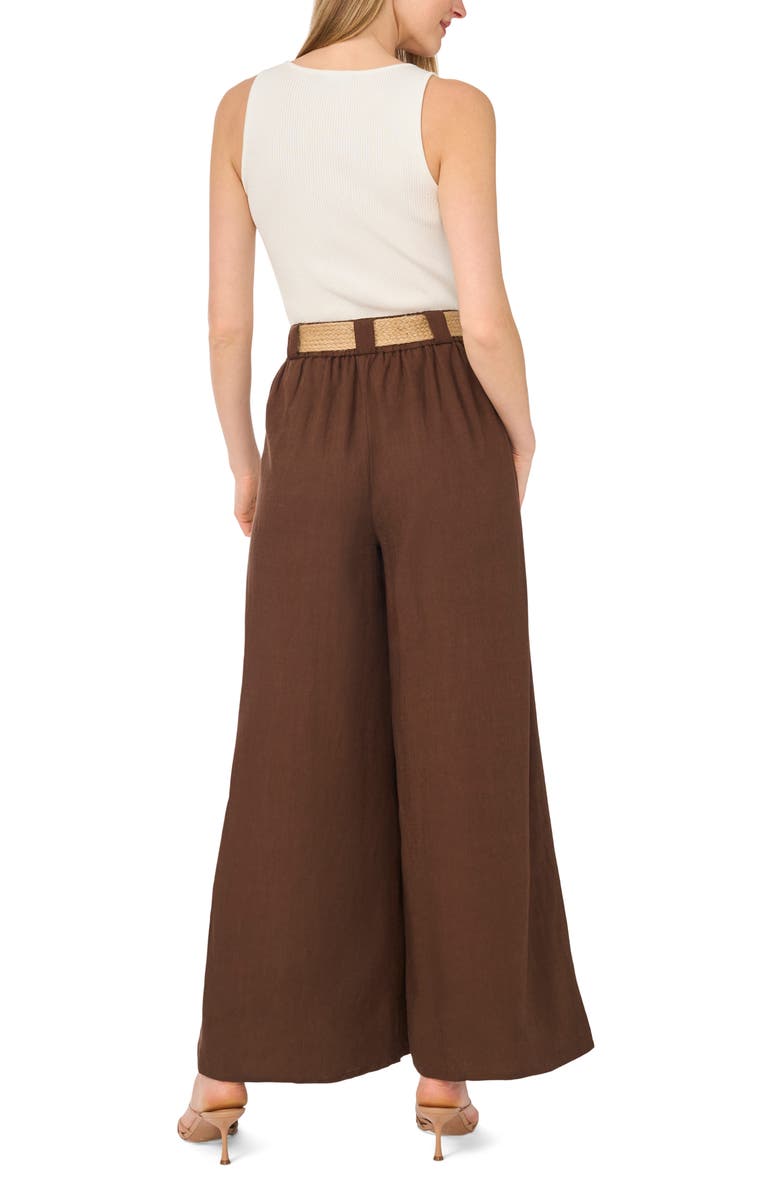 Halogen<sup>®</sup> Wide Leg Belted Pants, Alternate, color, Chicory Coffe