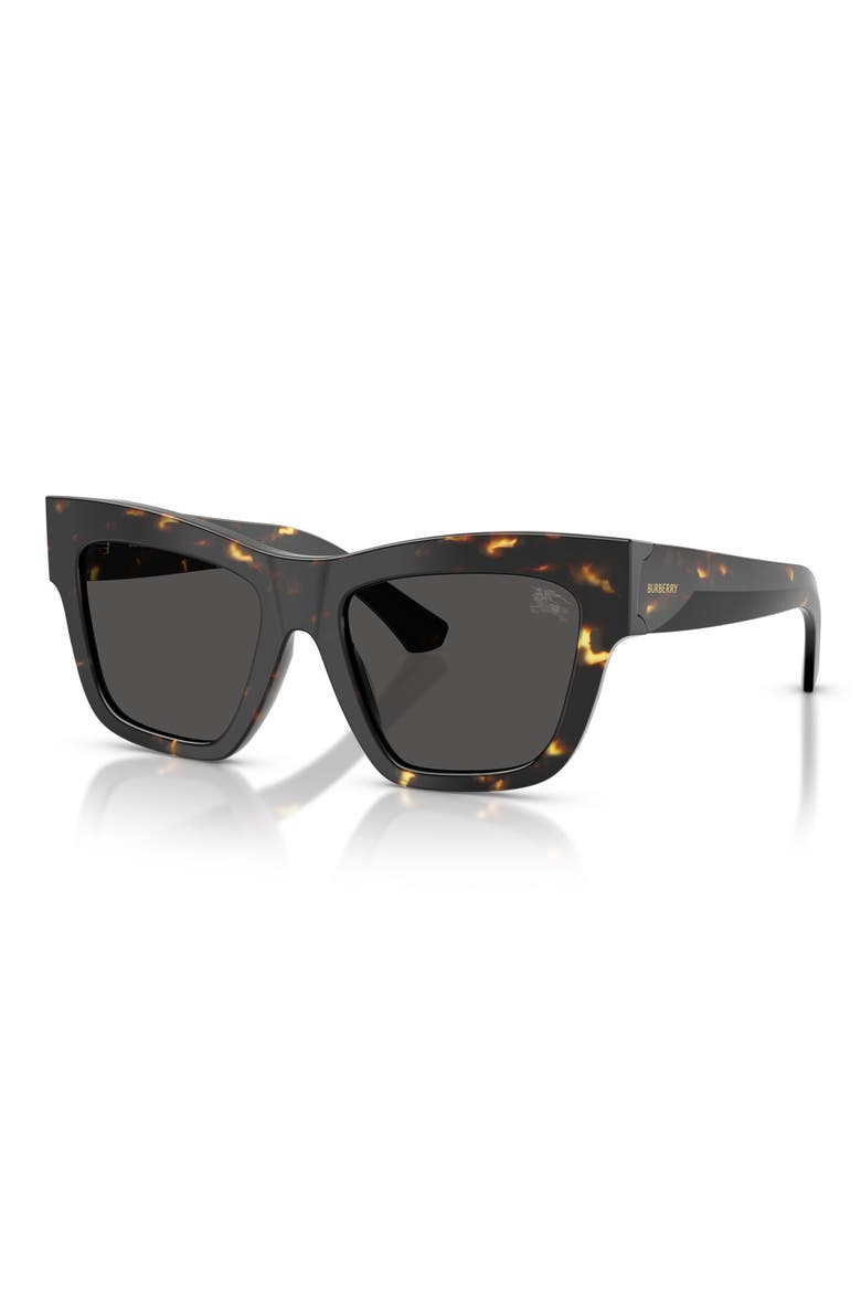 53mm Square Sunglasses, Alternate, color, YELLOW HAVANA