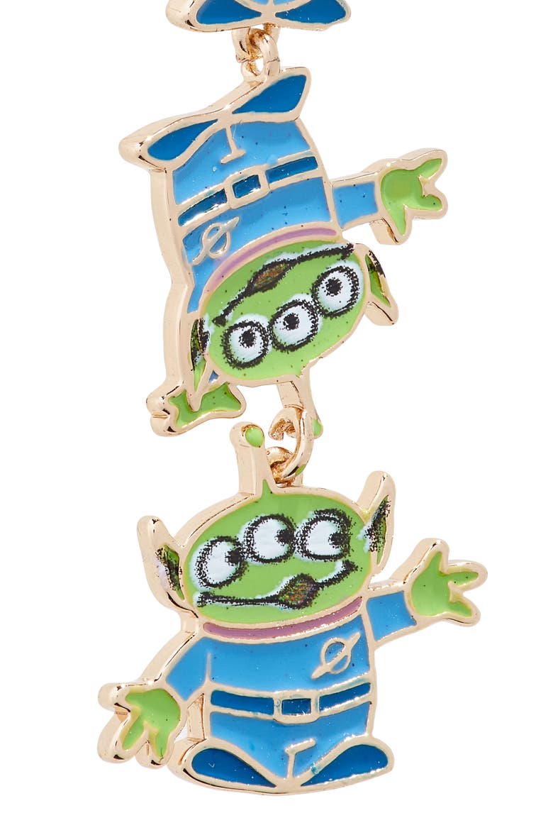 Disney® Pixar® Alien Drop Earrings, Alternate, color, GREEN