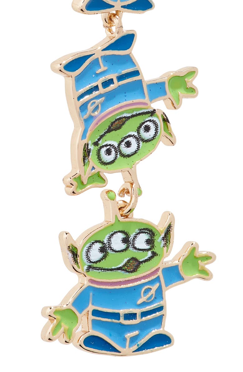 BaubleBar Disney<sup>®</sup> Pixar<sup>®</sup> Alien Drop Earrings, Alternate, color,
