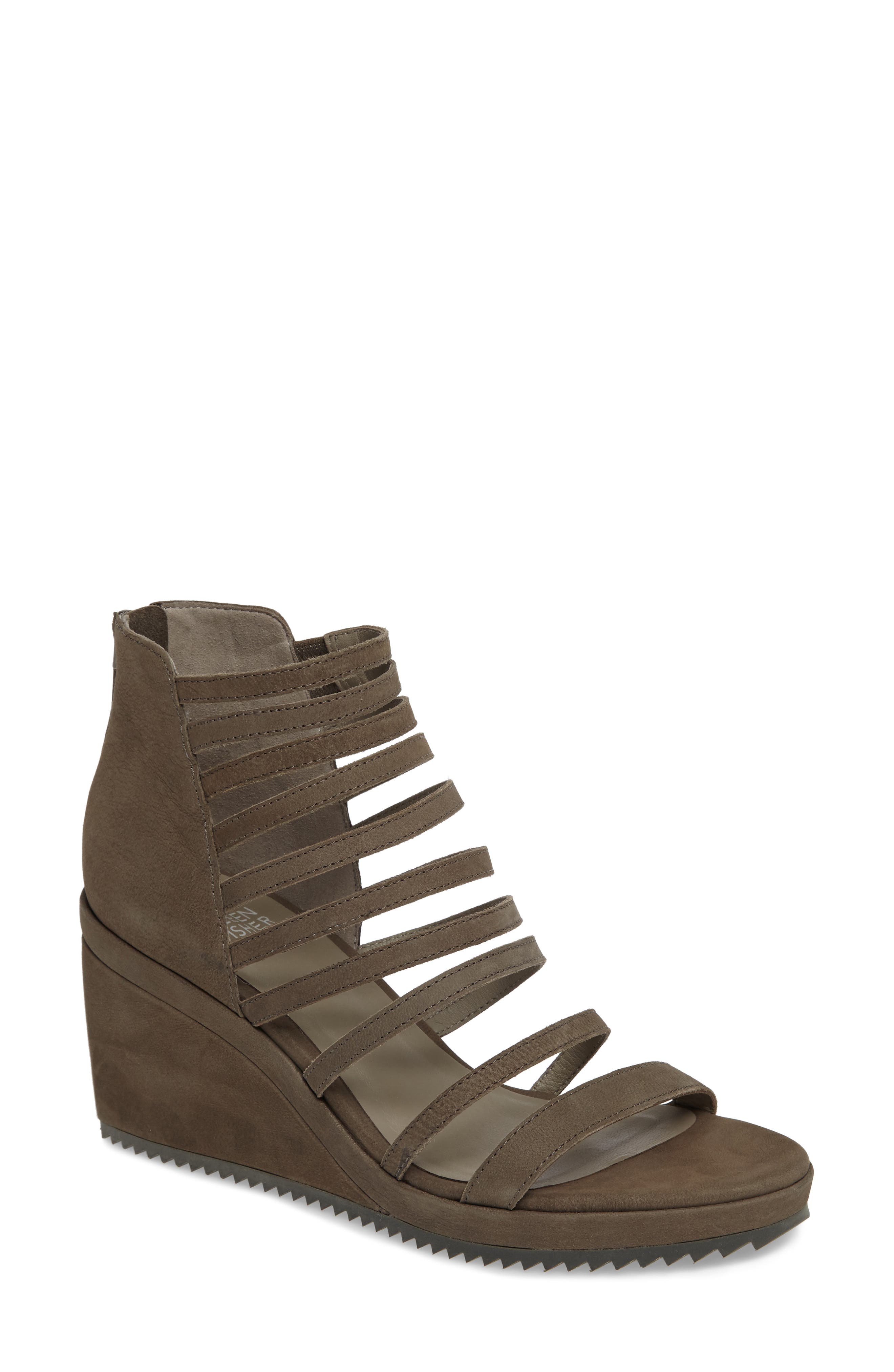 Eileen Fisher Milly Strappy Wedge Sandal, Main, color, 