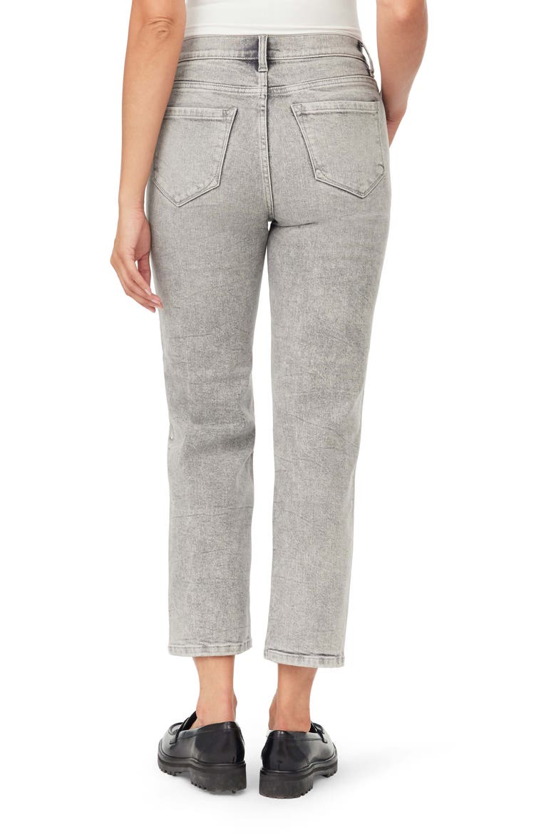 Ella Studded Ankle Straight Leg Jeans, Alternate, color, GRAYSON