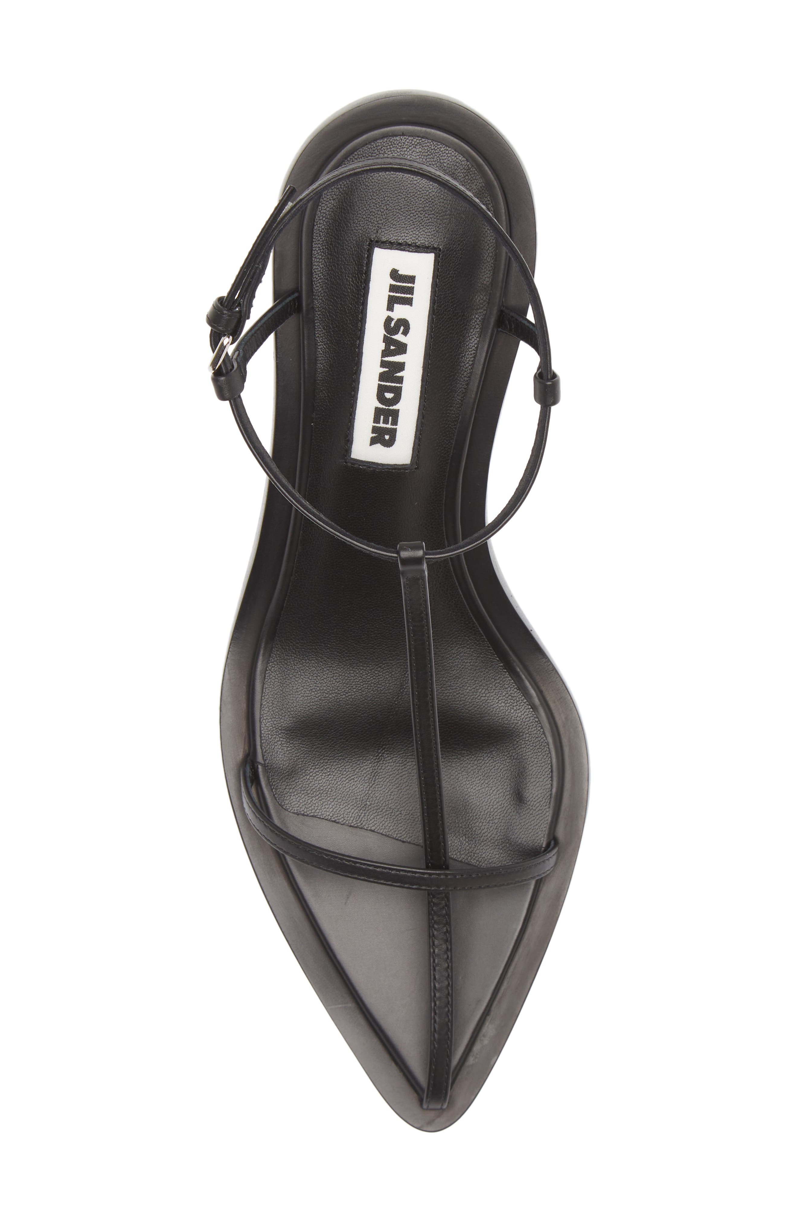 Jil Sander T-Strap Kitten Heel Sandal, Alternate, color, 