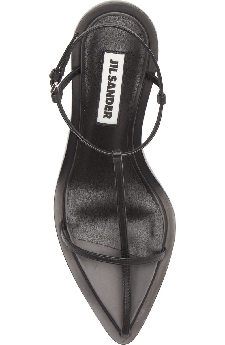 Jil Sander T-Strap Kitten Heel Sandal, Alternate, color,