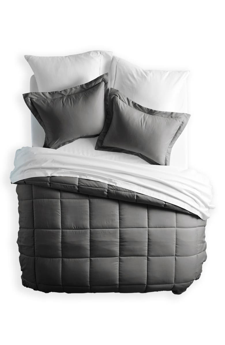 HOMESPUN HOME SPUN Premium 8-Piece Bed In A Bag, Alternate, color, Gray