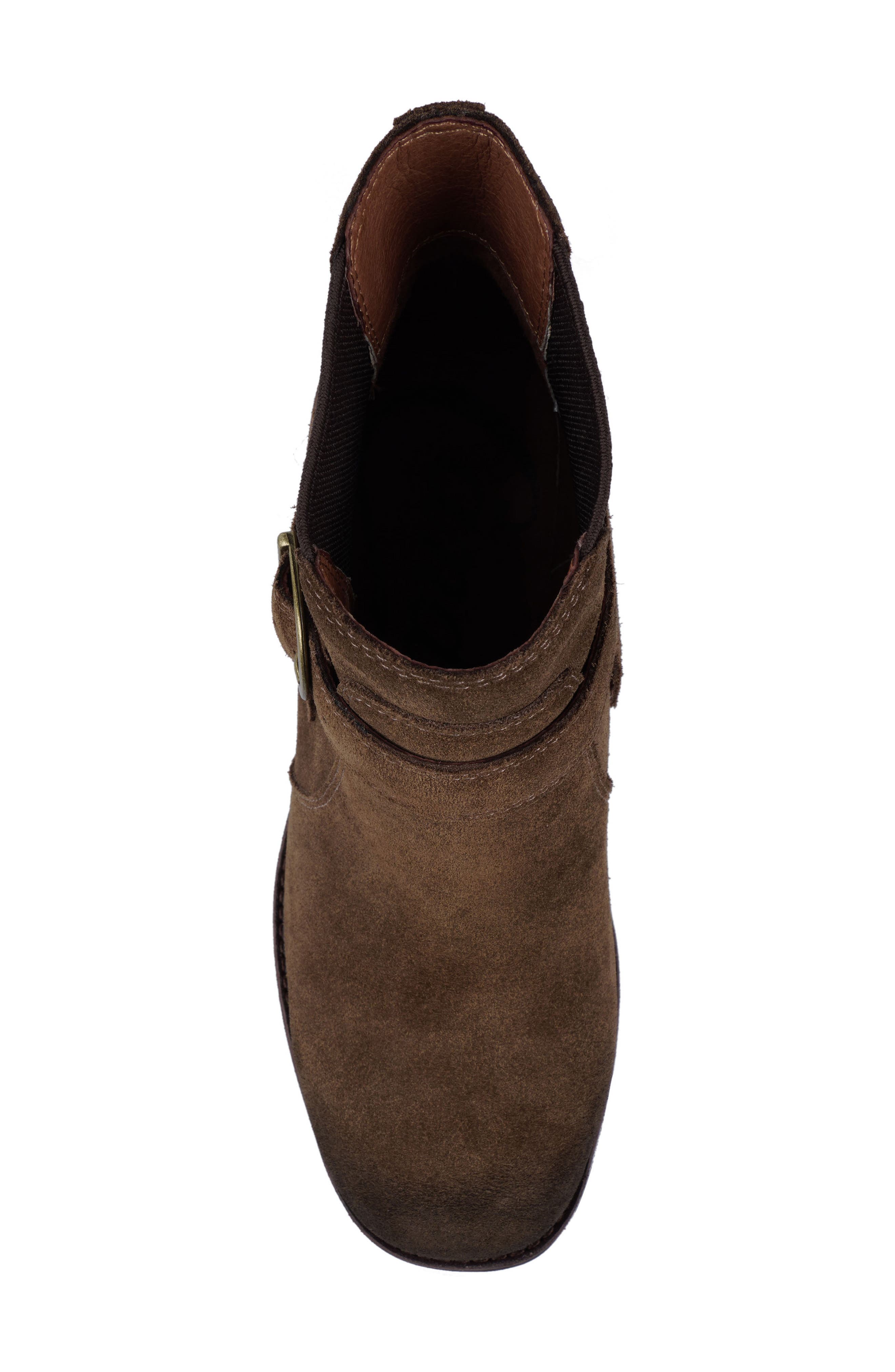 Crank Chelsea Boot, Alternate, color, BROWN SUEDE