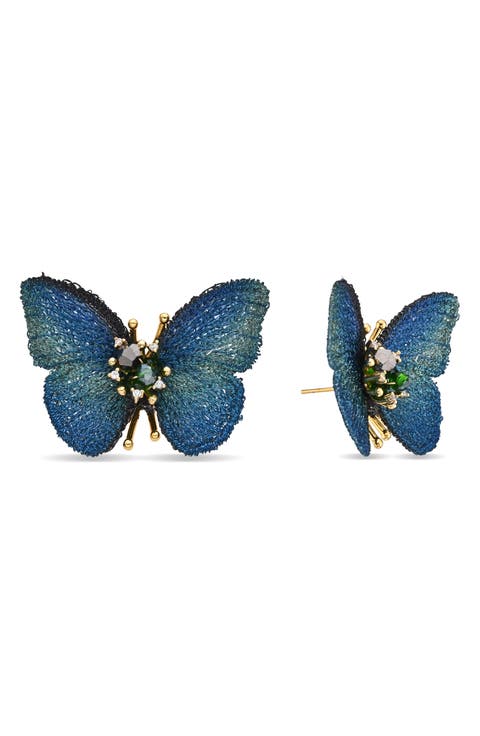 Take Flight Butterfly Stud Earrings