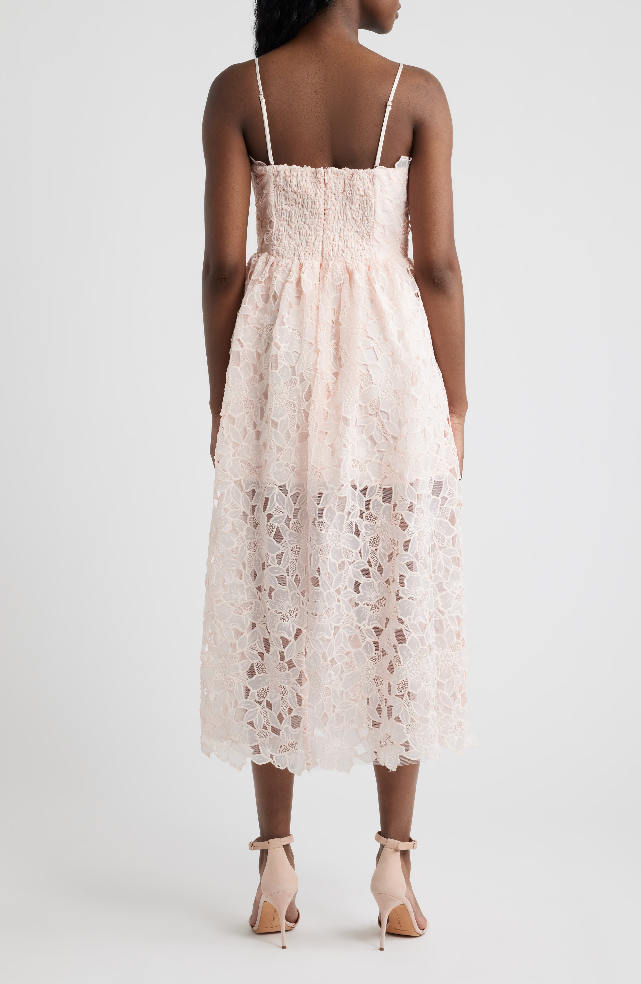 Holly Floral Lace Midi Dress - image 2