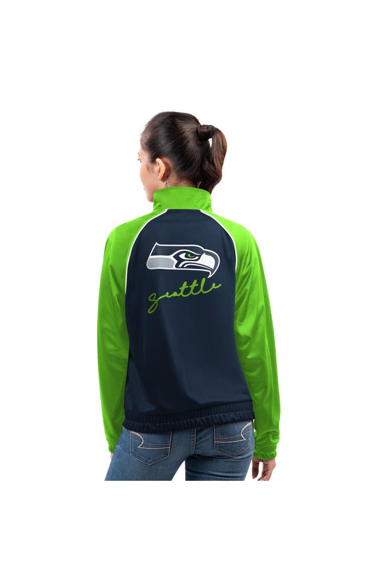 G-III 4HER BY CARL BANKS Women
s G-III 4Her by Carl Banks College Navy Seattle Seahawks Replay Full-Zip Track Jacket, Alternate, color, College Navy
