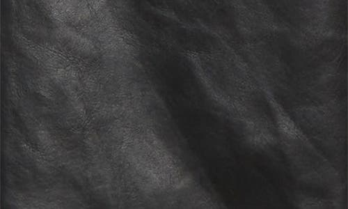 Rick Owens Black Porterville Outershirt Leather Jacket In Black