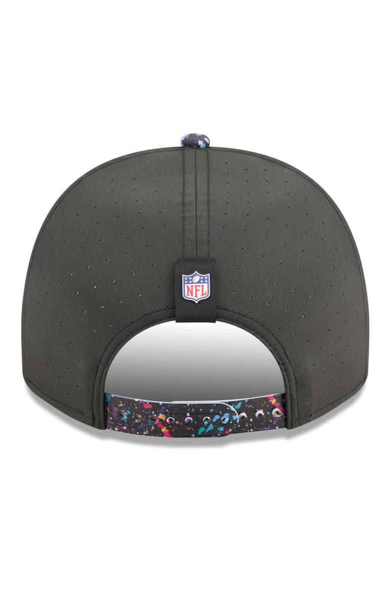 New Era Men
s New Era  Black Kansas City Chiefs 2025 NFL Crucial Catch A-Frame 9FIFTY Snapback Hat, Alternate, color, Black