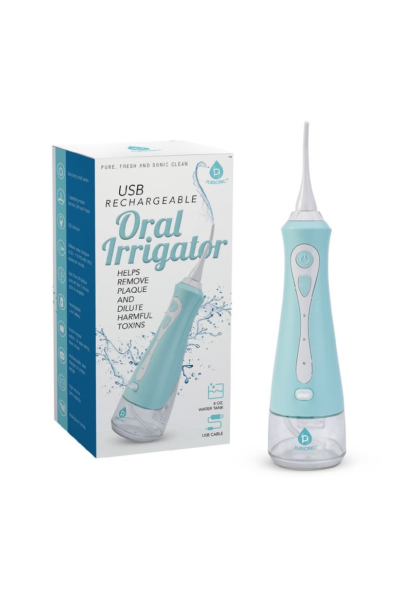 USB Rechargeable Oral Irrigator, Alternate, color, Blue