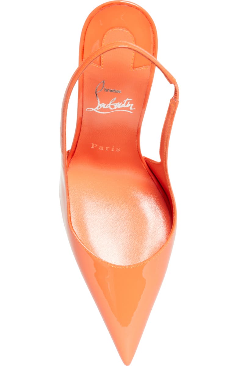 Christian Louboutin 100MM MISS Z SLINGBACK PUMP, Alternate, color, Caruzo/ Caruzo