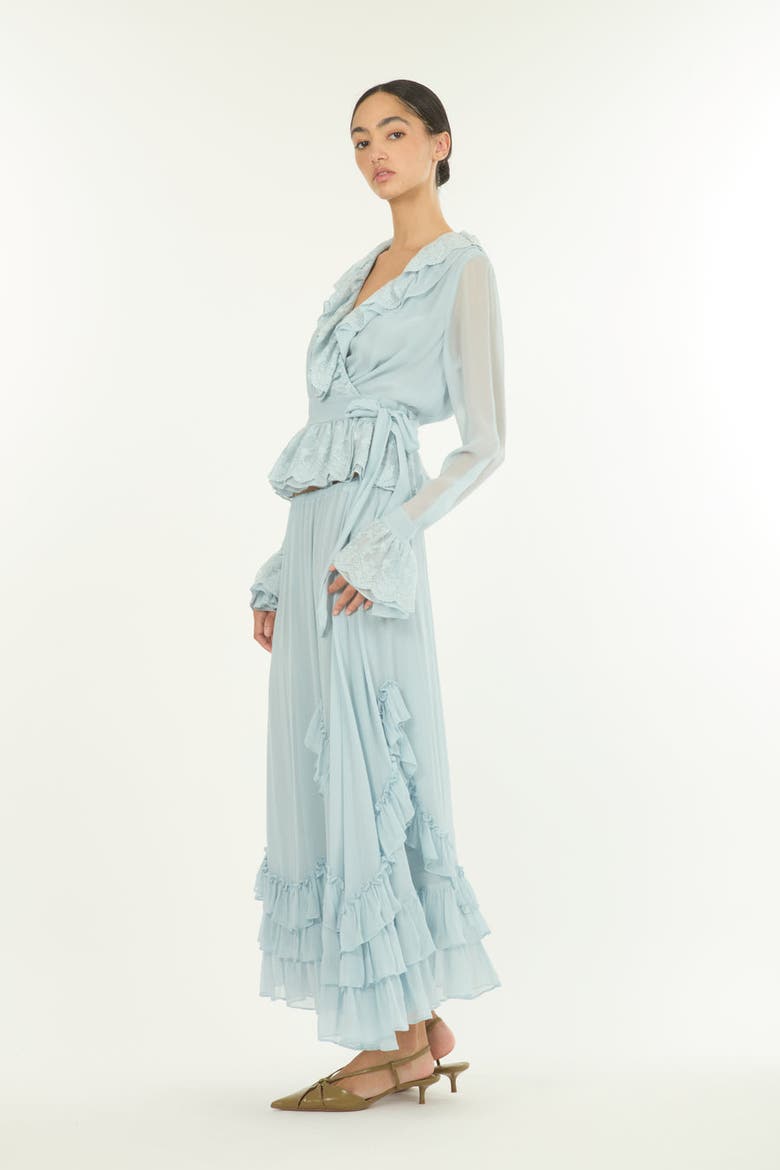 Poet Blouse, Alternate, color, Powder Blue