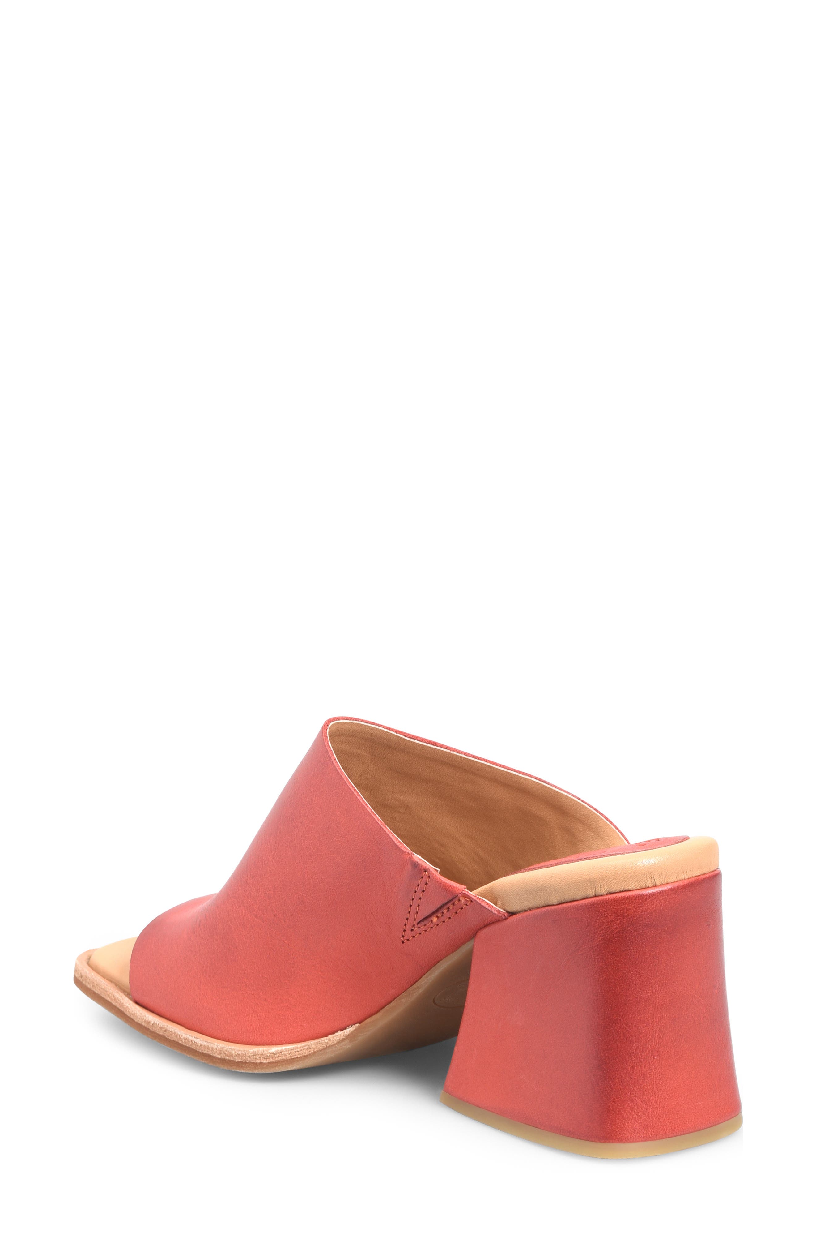 Capri Sandal, Alternate, color, RED LEATHER