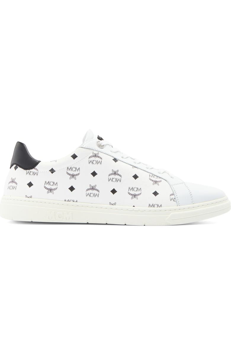 MCM Visetos Terrain Low Top Sneaker, Alternate, color,