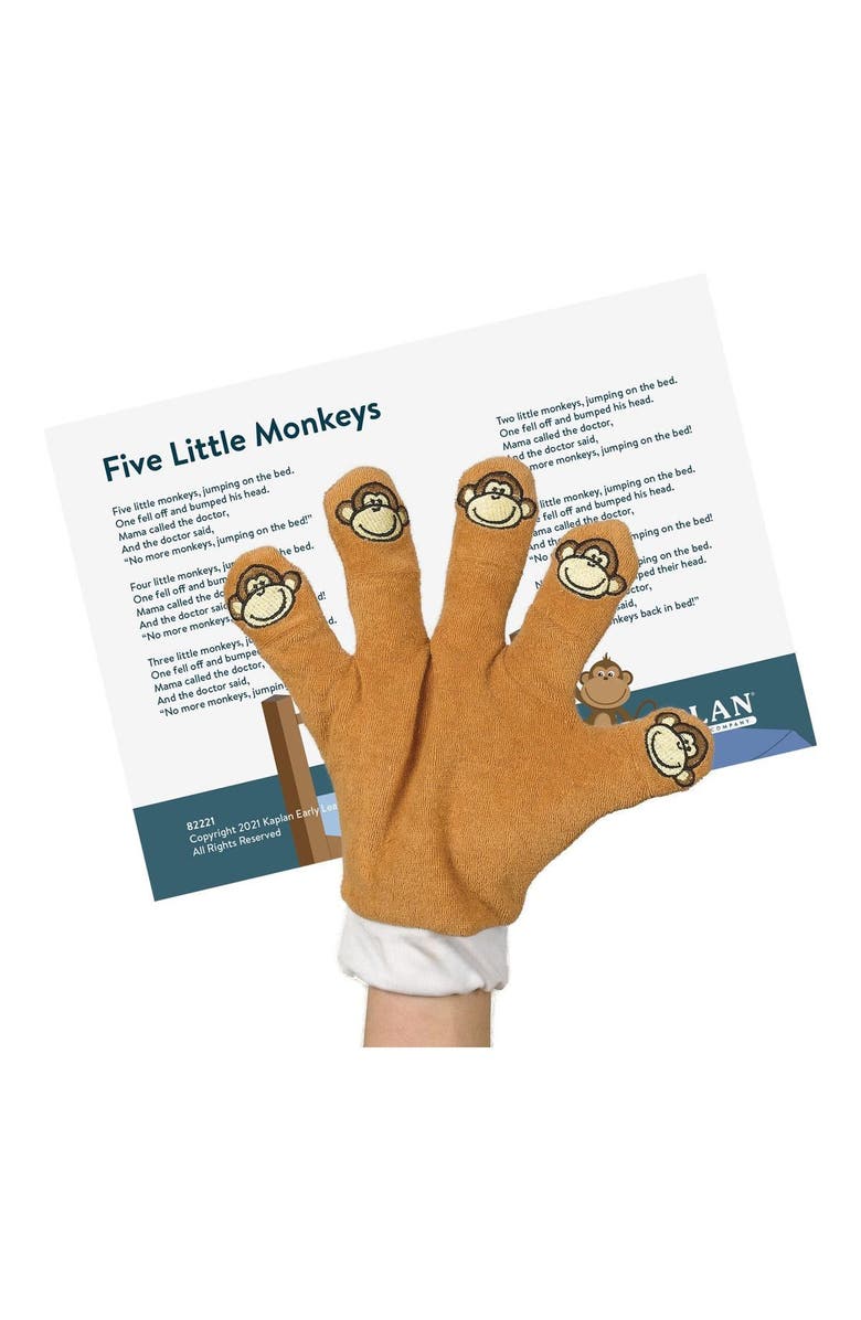 Kaplan Early Learning Company Hand Gloves - Set of 3 Storybook Favorites, Alternate, color, Multicolored