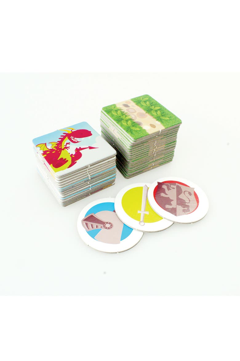 Dragon Dash Cooperative Path Building Kids Board Game, Alternate, color, Multicolored