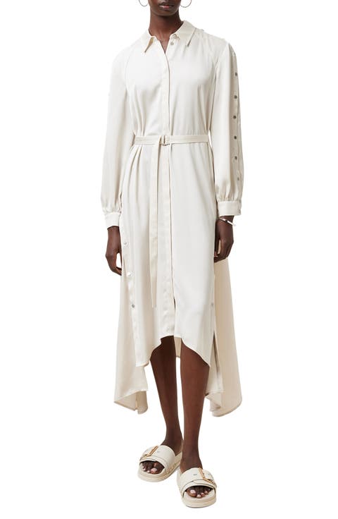 Lexi Long Sleeve High-Low Shirtdress