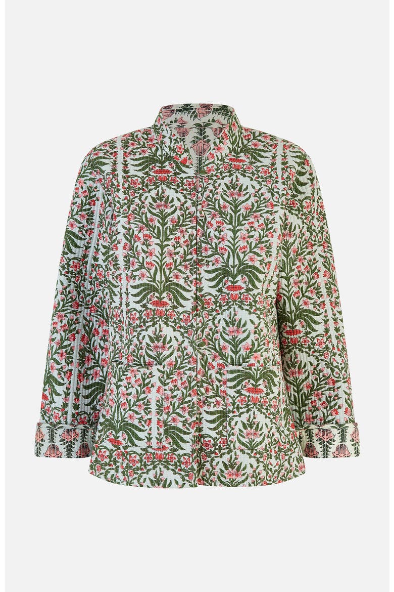 Long Sleeve Reversible Quilted Jacket, Alternate, color, Pink