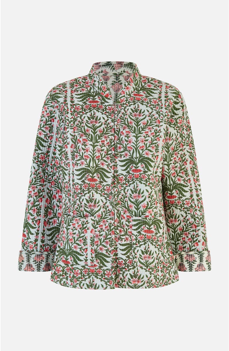 Yumi Long Sleeve Reversible Quilted Jacket, Alternate, color, Pink