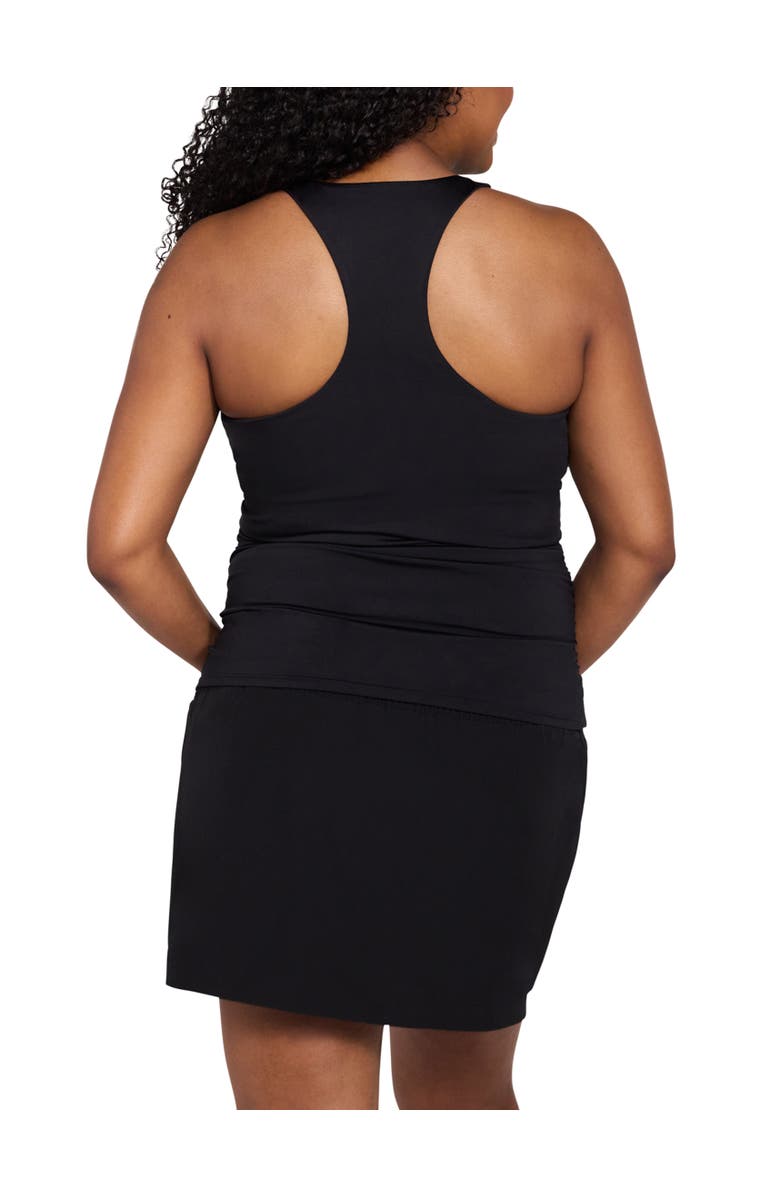 MOTHERHOOD MATERNITY Scoop Neck Racerback Active Tank with Support, Alternate, color, Black