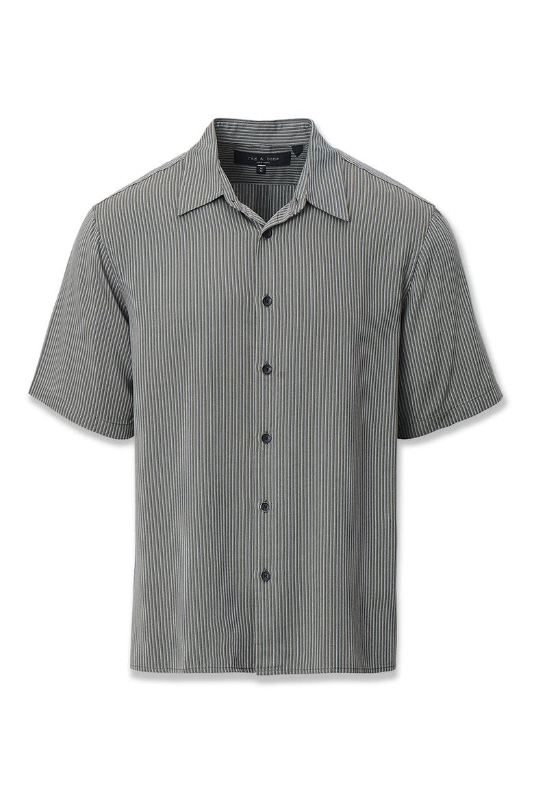 Dalton Jacquard Short Sleeve Button-Up Shirt, Alternate, color, CHARM