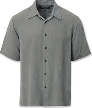 rag & bone Dalton Jacquard Short Sleeve Button-Up Shirt