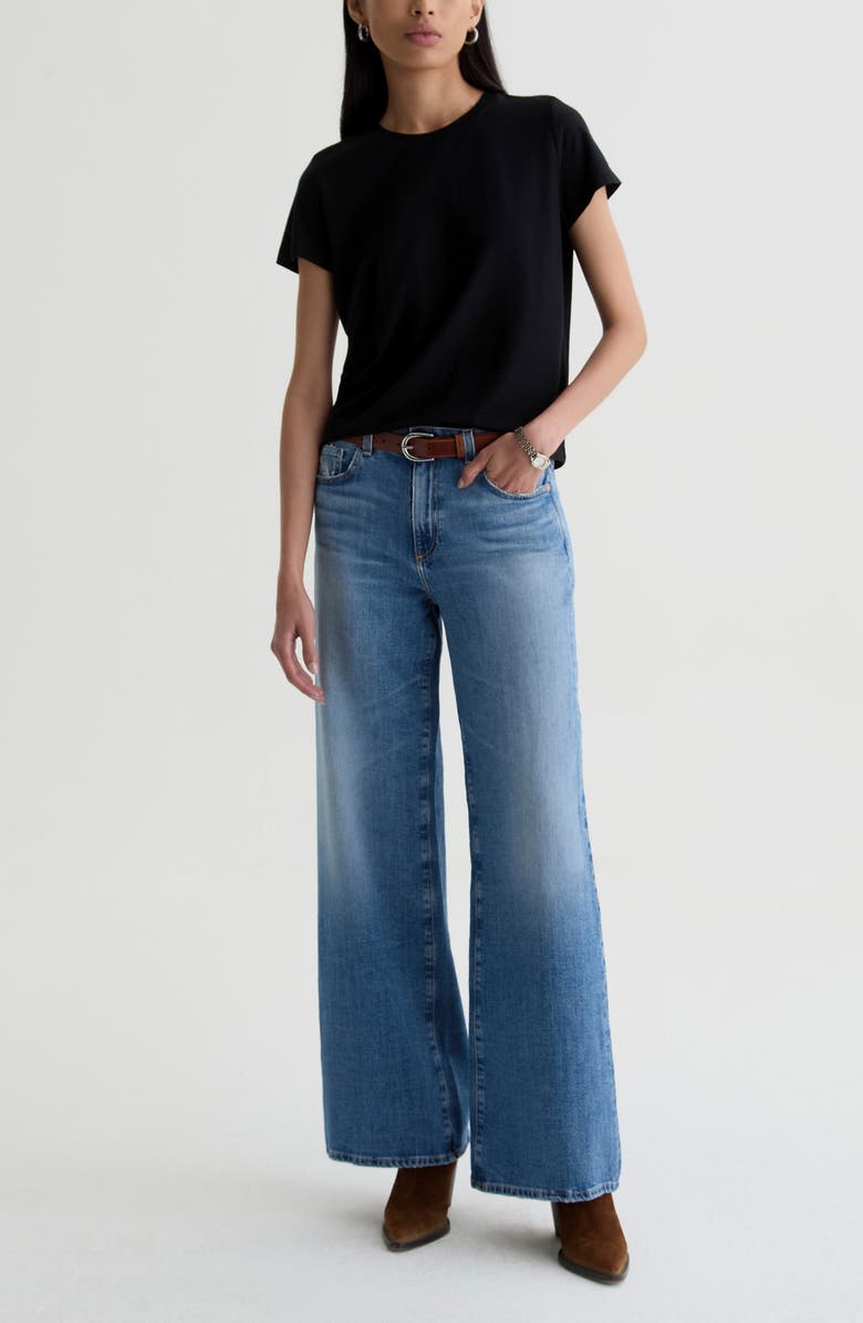 AG Saige Mid Rise Wide Leg Jeans, Alternate, color, American West