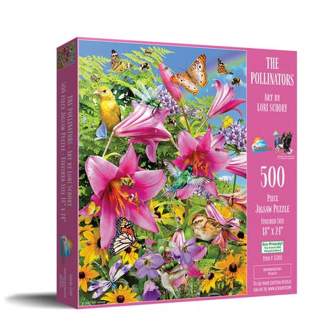 The Pollinators 500 piece Jigsaw Puzzle for Adults