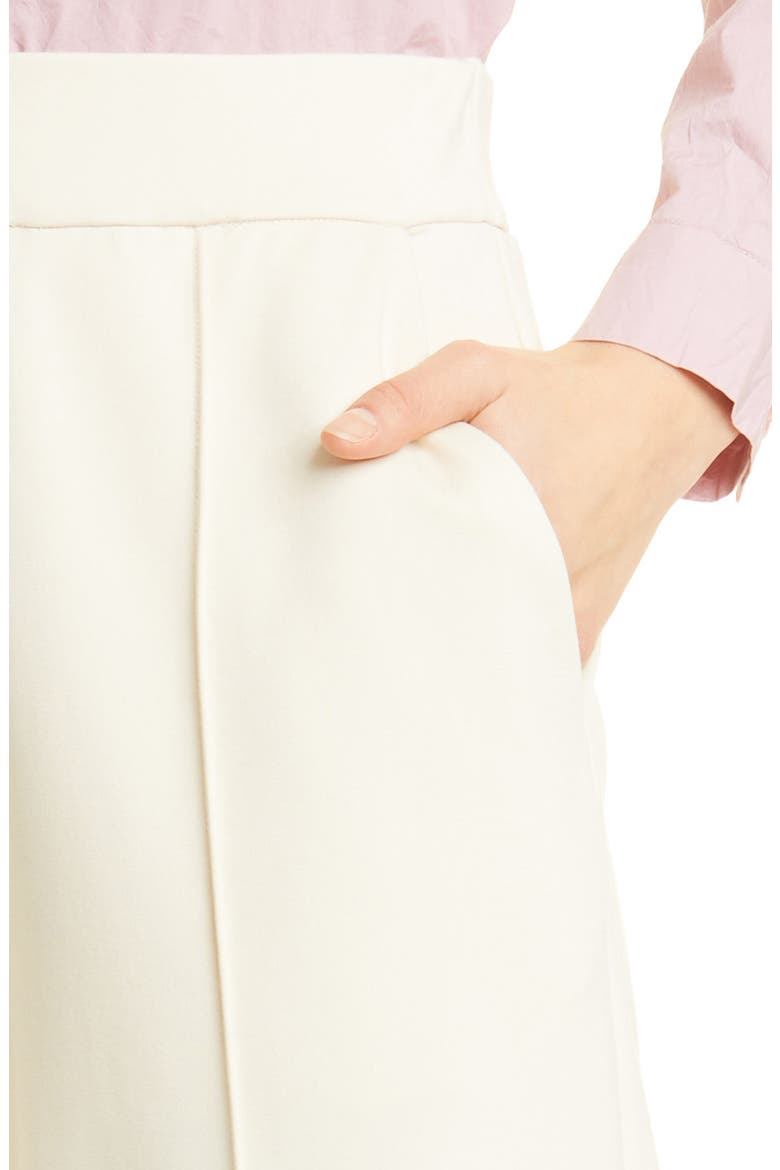 Piana Pintuck Pleat Pull-On Pants, Alternate, color, WHITECAP