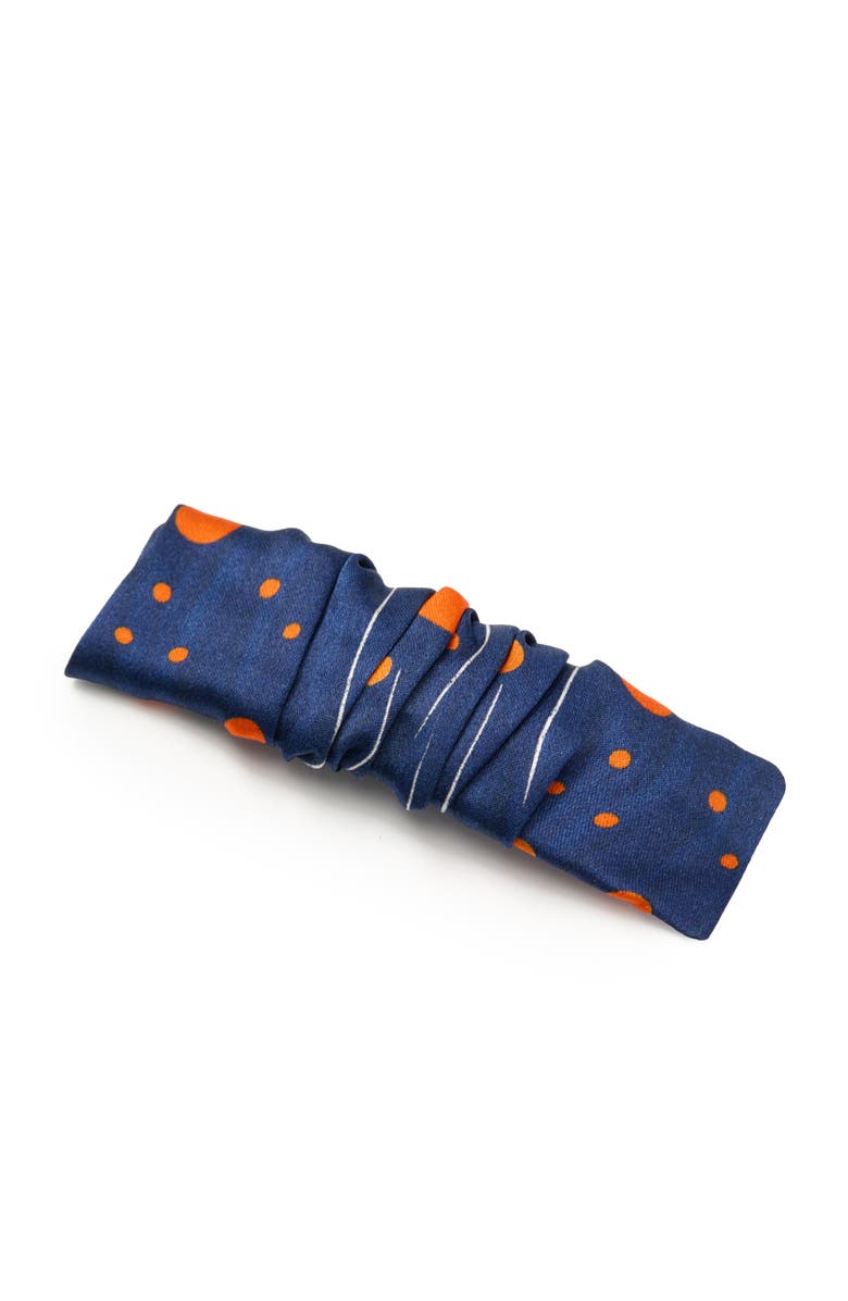 OLAH Celestia Silk Hair Barrette Clip, Alternate, color, Blue