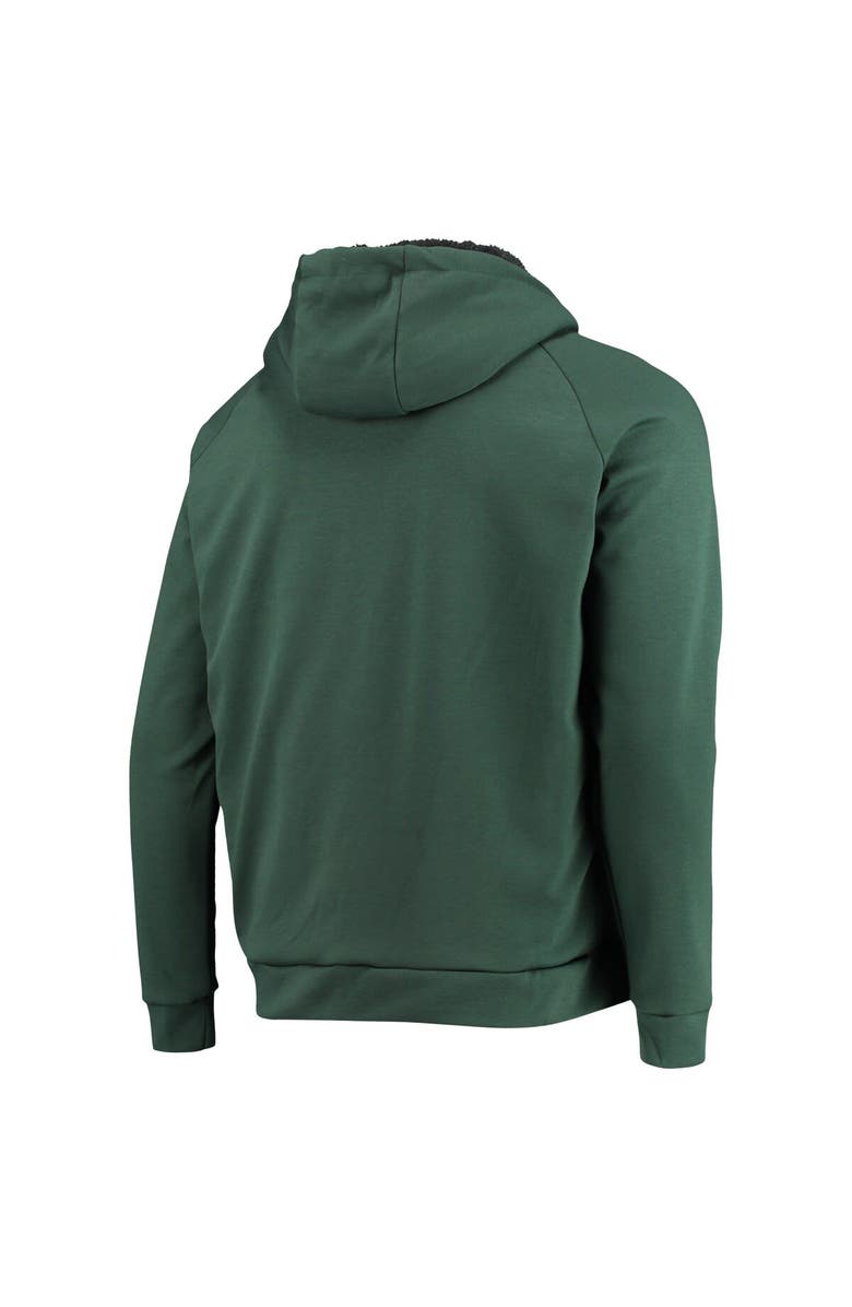 DUNBROOKE Men's Dunbrooke Green Green Bay Packers Shag Tri-Blend Full-Zip Raglan Hoodie, Alternate, color, Green