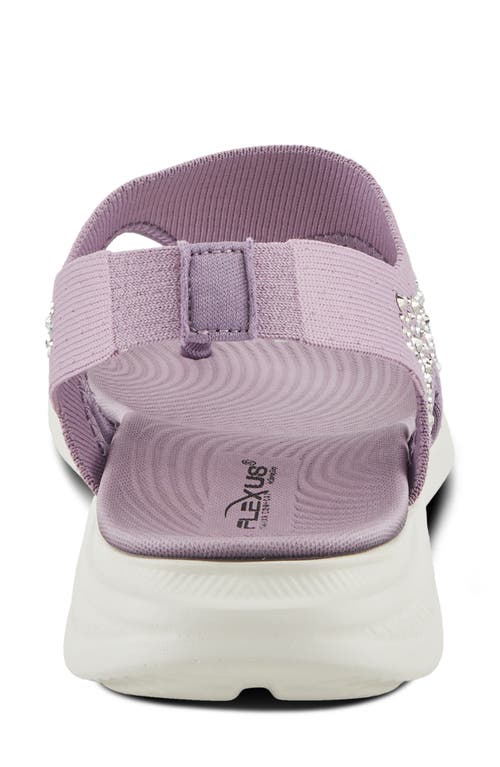 Flexus By Spring Step Springall Slingback Platform Sandal In Purple