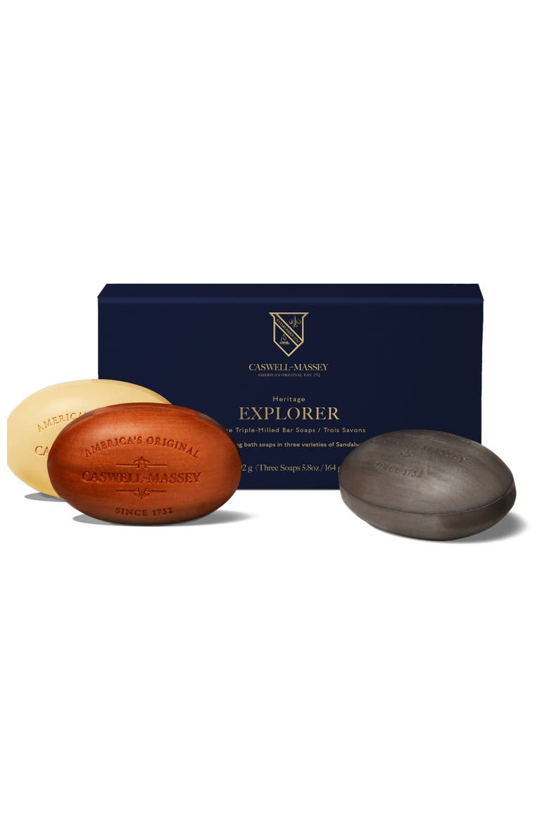 Sandalwood Explorer Soap Set, Main, color, Regular