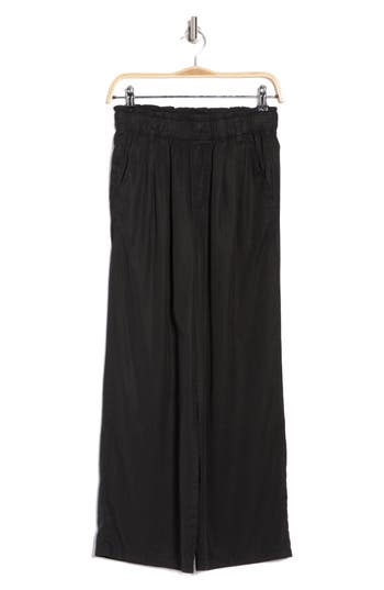 Shop Sanctuary Lyla Wide Leg Crop Pants In Washed Black